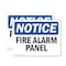 Signmission Fire Alarm Panel OSHA Notice Sign, Plastic, 10in W x 7in L, 2PK OS-2PACK-NS-P-710-L-12535 - alternate 1